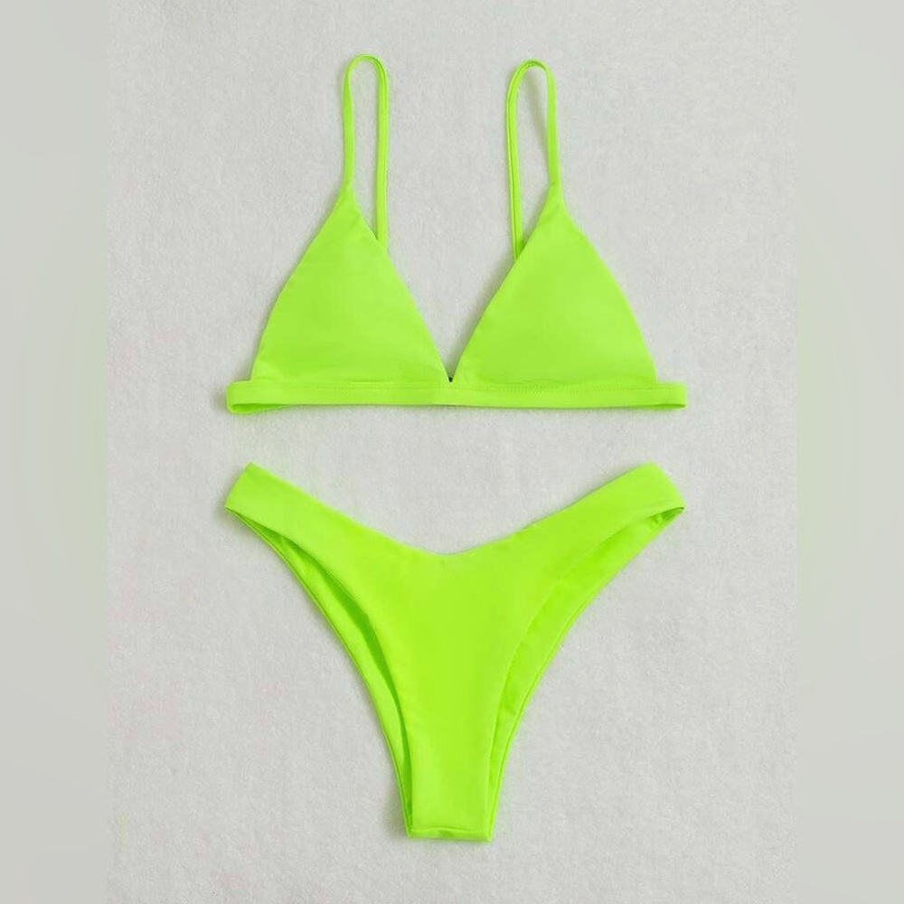 Shein Yellow bikini super cute! Size medium